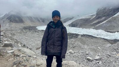 Youngest Girl on Everest Base Camp Saanvi Sood a little girl